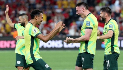 新帅首秀惨败!世预赛-欧文两球 澳大利亚5-1大胜印尼