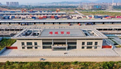 每周开行近10列!广州增城西站国际班列通达15国28城