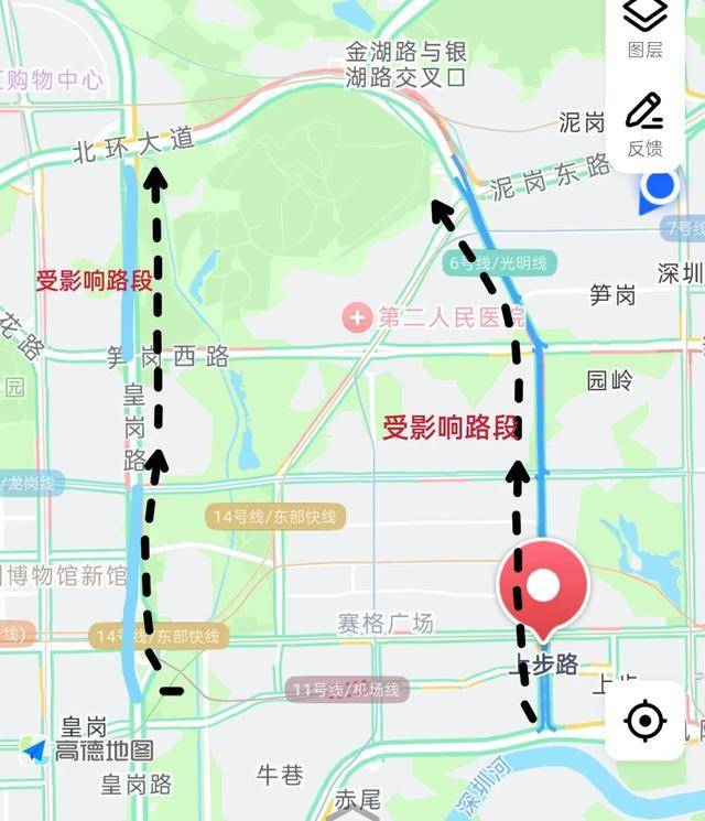 今天下午开始 深圳体育中心周边车多!