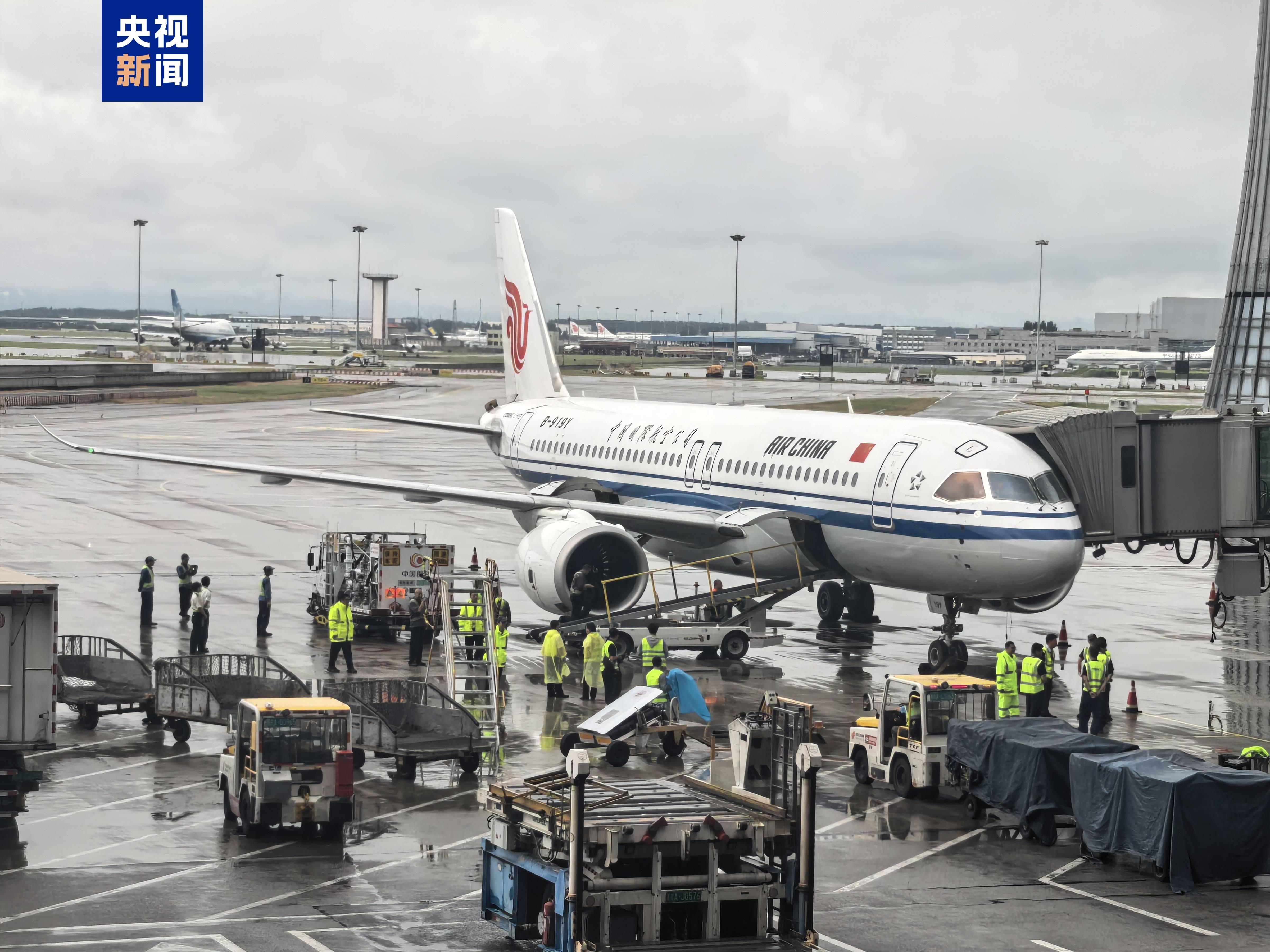 C919首航北京—乌兰巴托 国产大飞机正式执飞国际商业航线